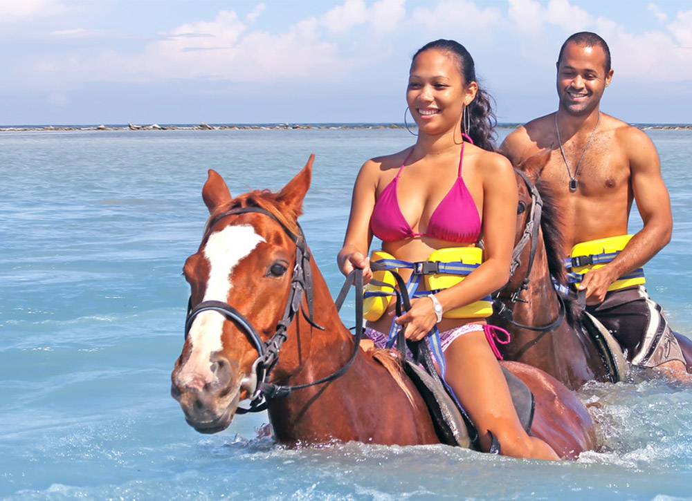 Water Horse Back Riding in Jamaica