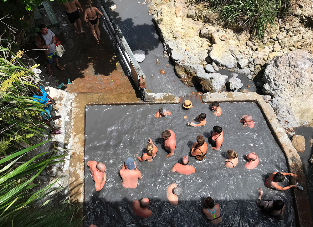 The Sulphur Springs Soufriere, Saint Lucia Lava Bath